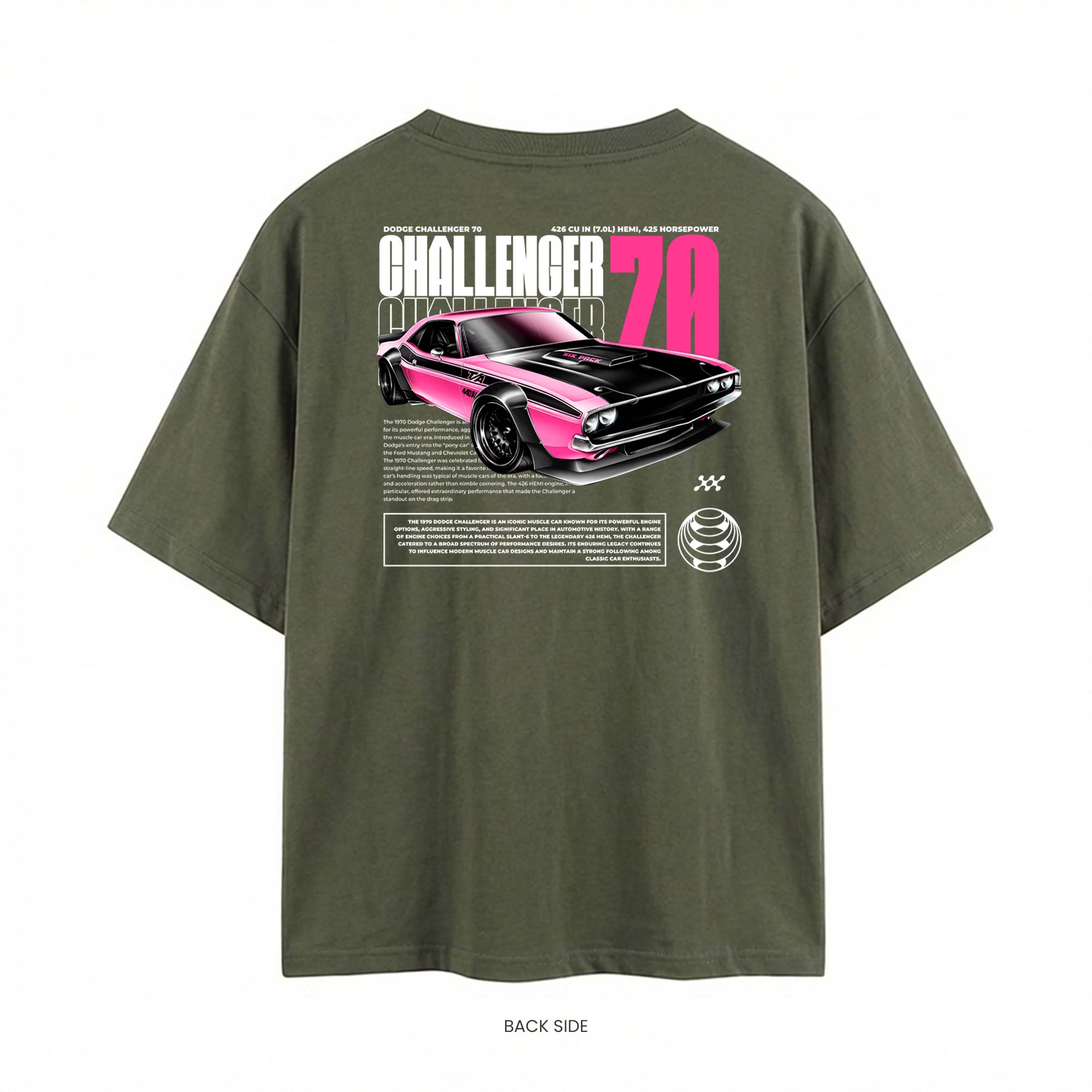 The Neon-Challenger '70 Oversized T-Shirt