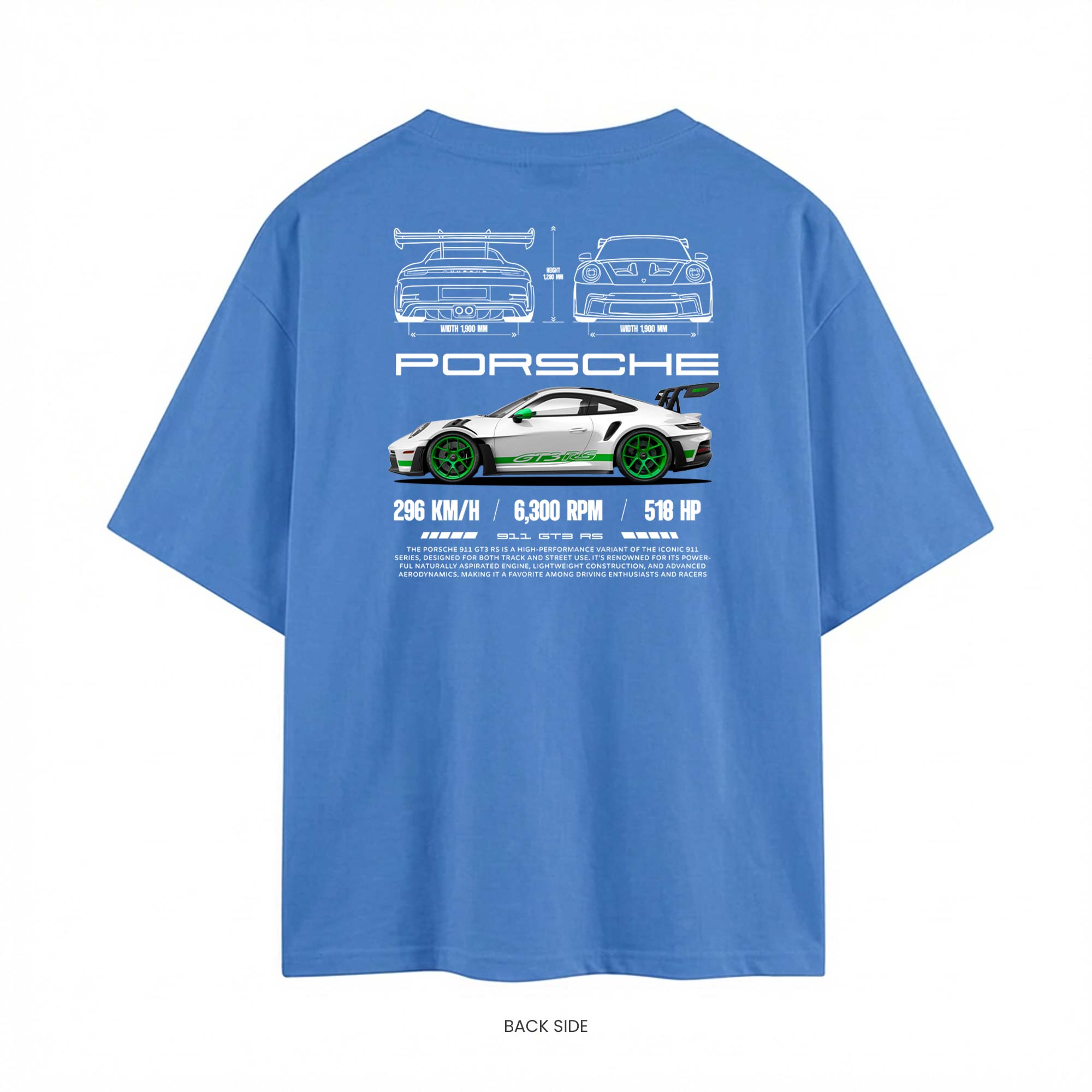 Spec-Sheet 911 GT3 RS Oversized T-Shirt