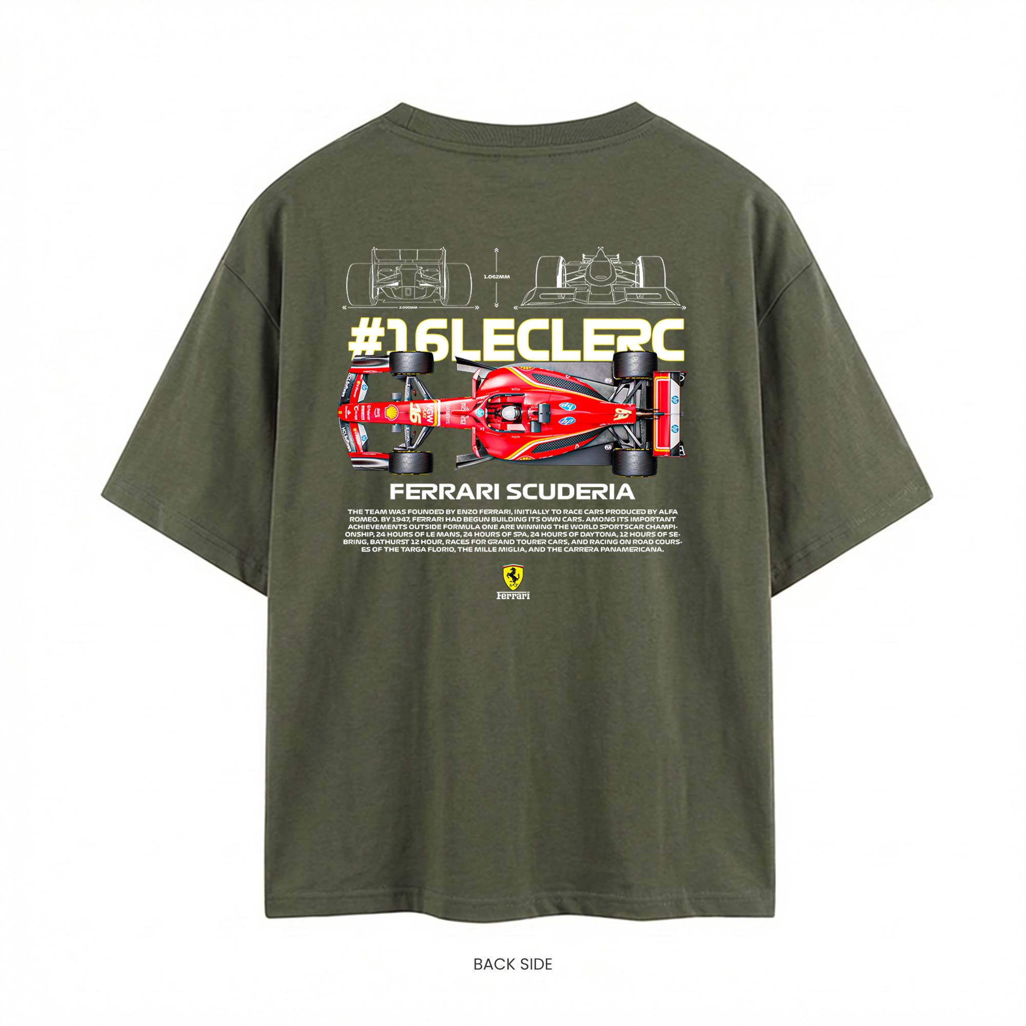The Predator Oversized T Shirt Olive Green 3