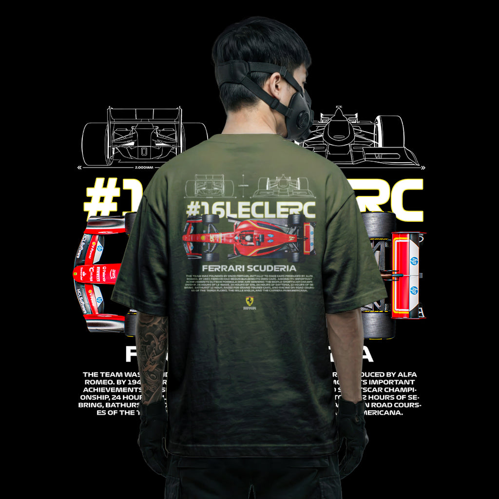 The Predator Oversized T Shirt Olive Green 1