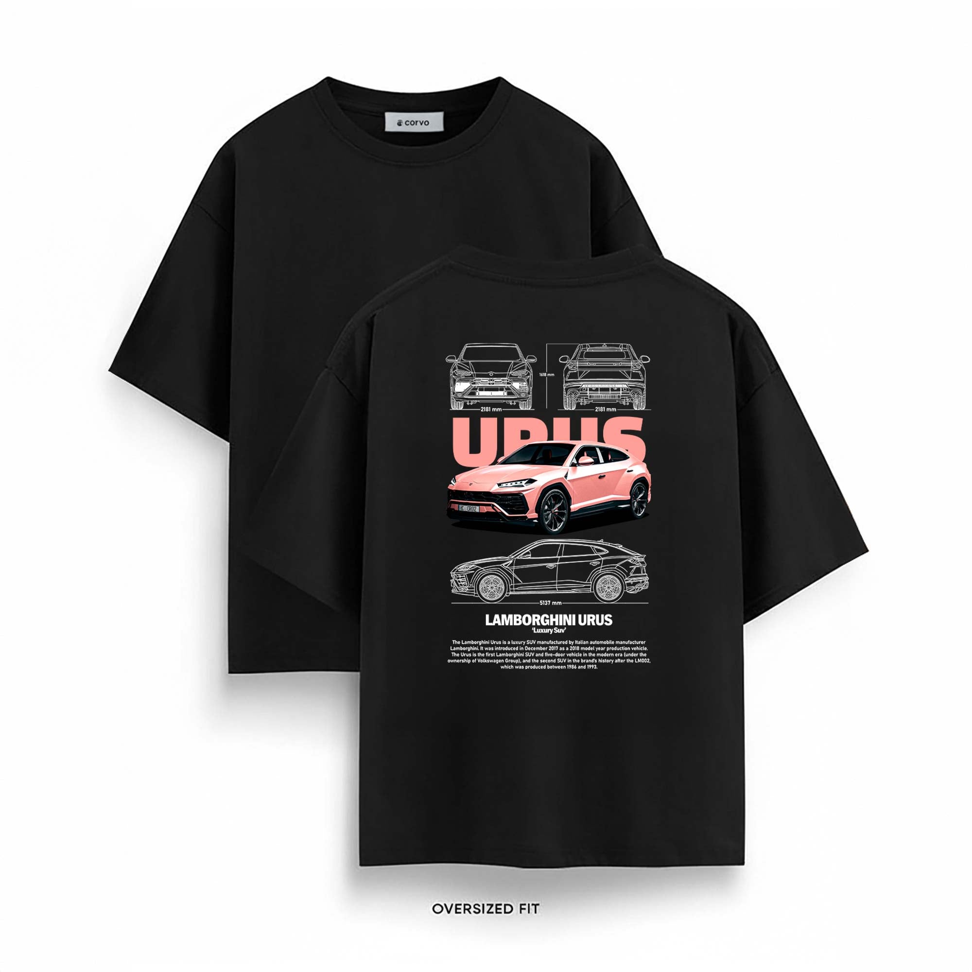 Urus Bull on the Street Oversized T-Shirt Main image