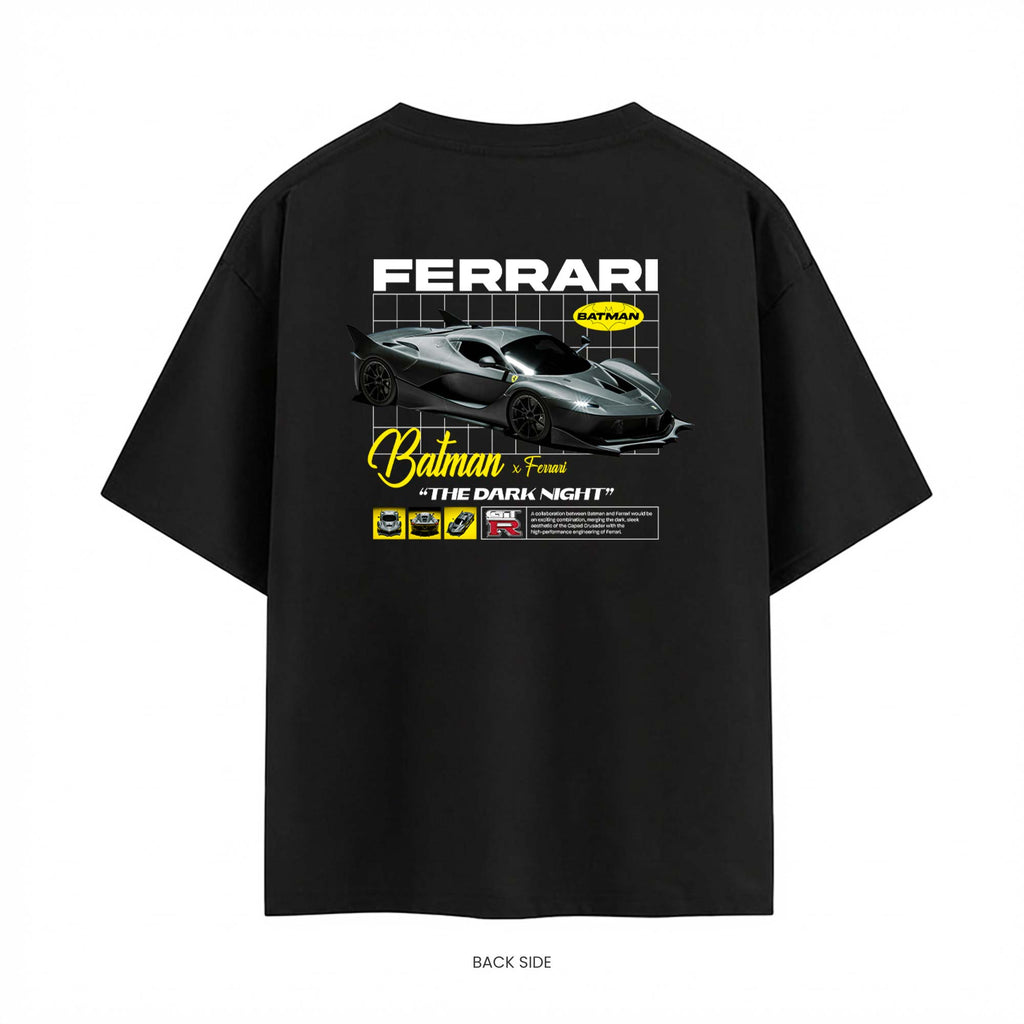 Carbon Crusader Graphic Oversized T-Shirt