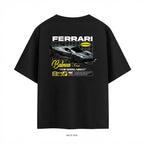 Carbon Crusader Graphic Oversized T-Shirt