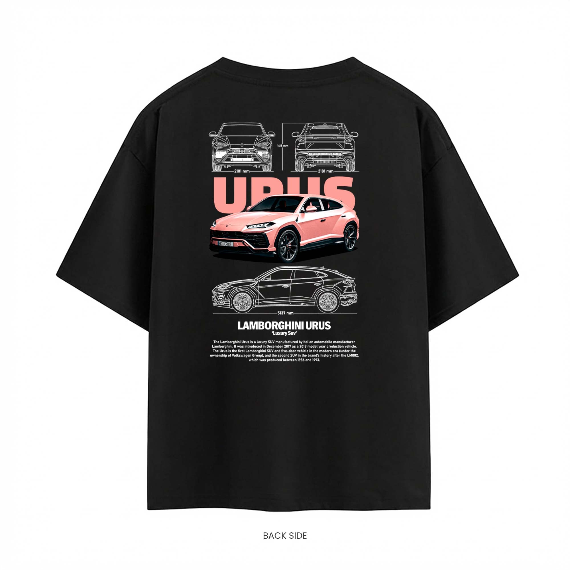 Urus Bull on the Street Oversized T-Shirt Secondary image
