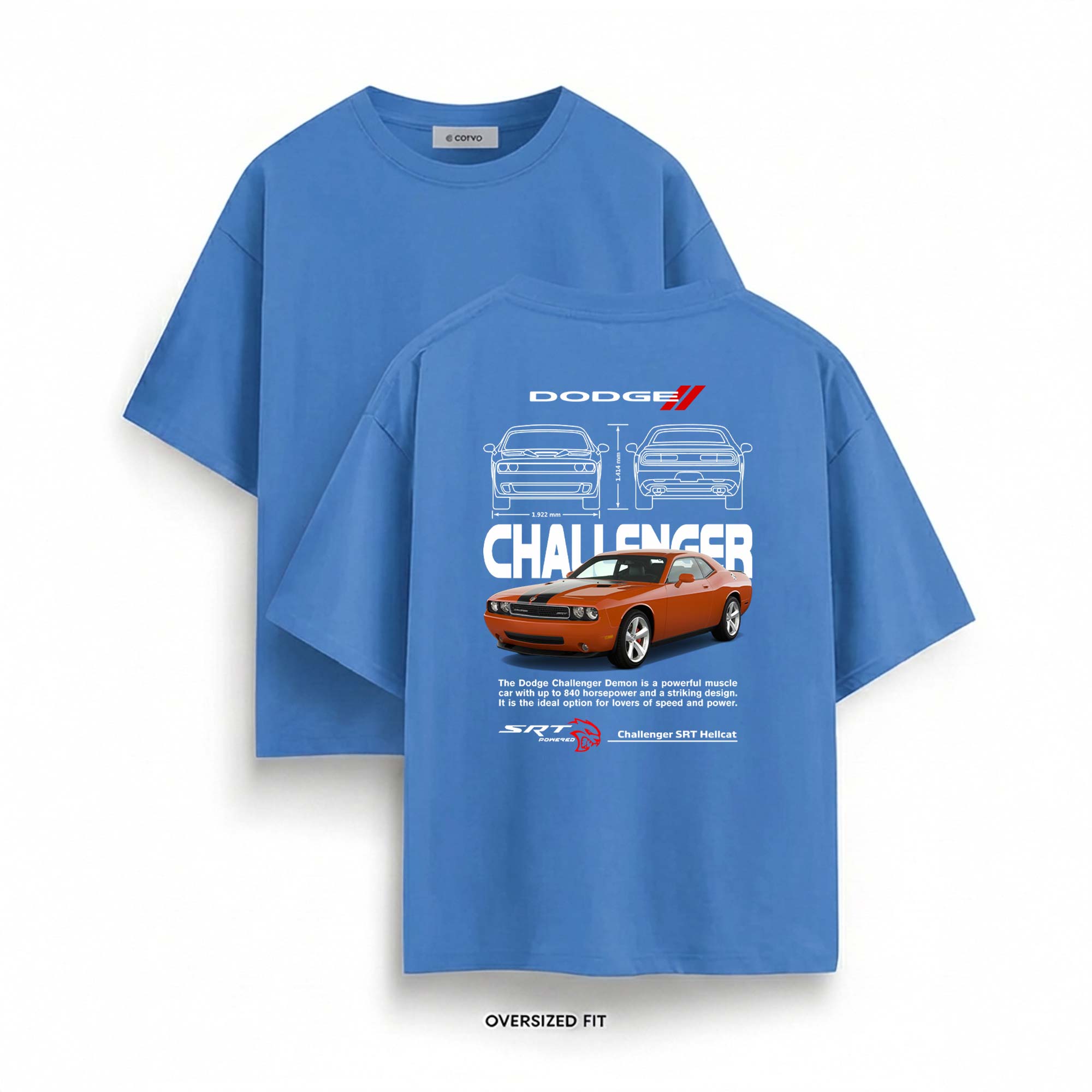 840 HP Demon Oversized T-Shirt