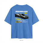 Carbon Crusader Graphic Oversized T-Shirt