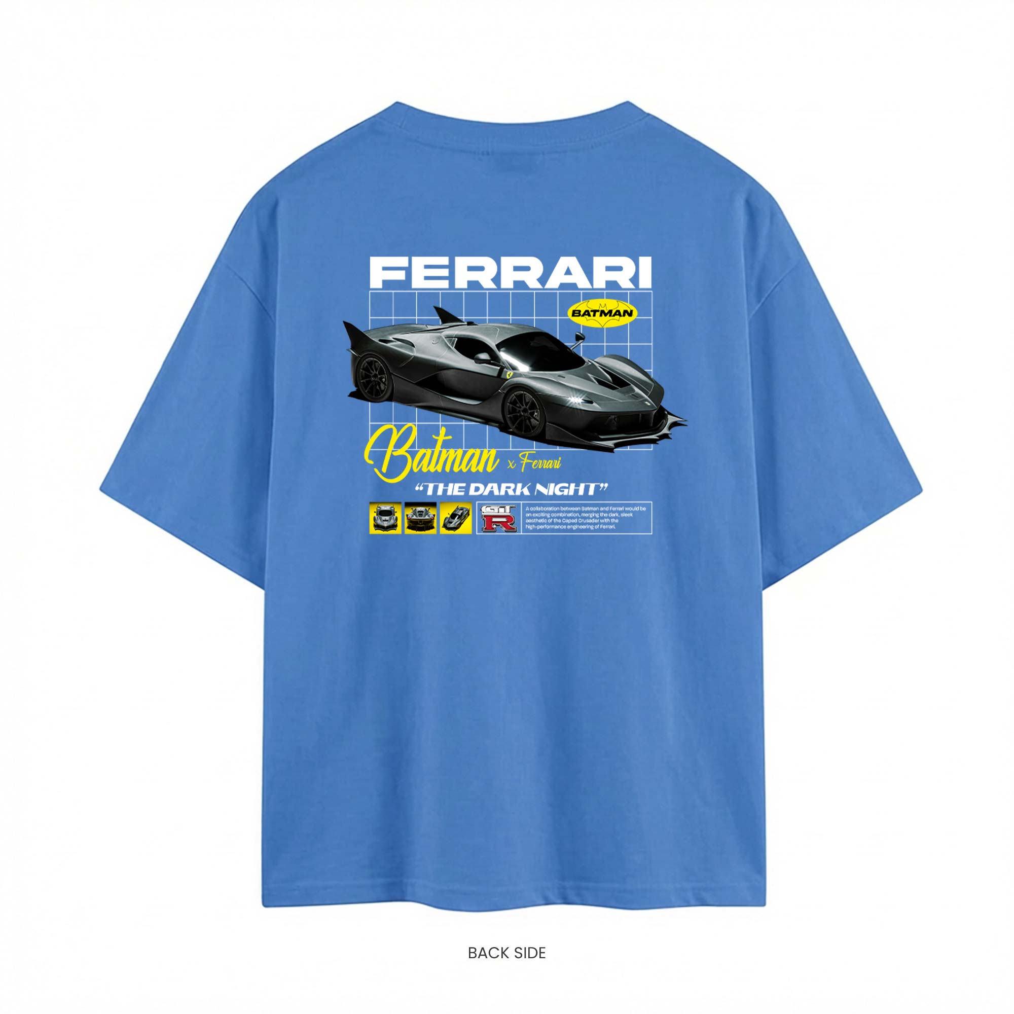 Carbon Crusader Graphic Oversized T-Shirt