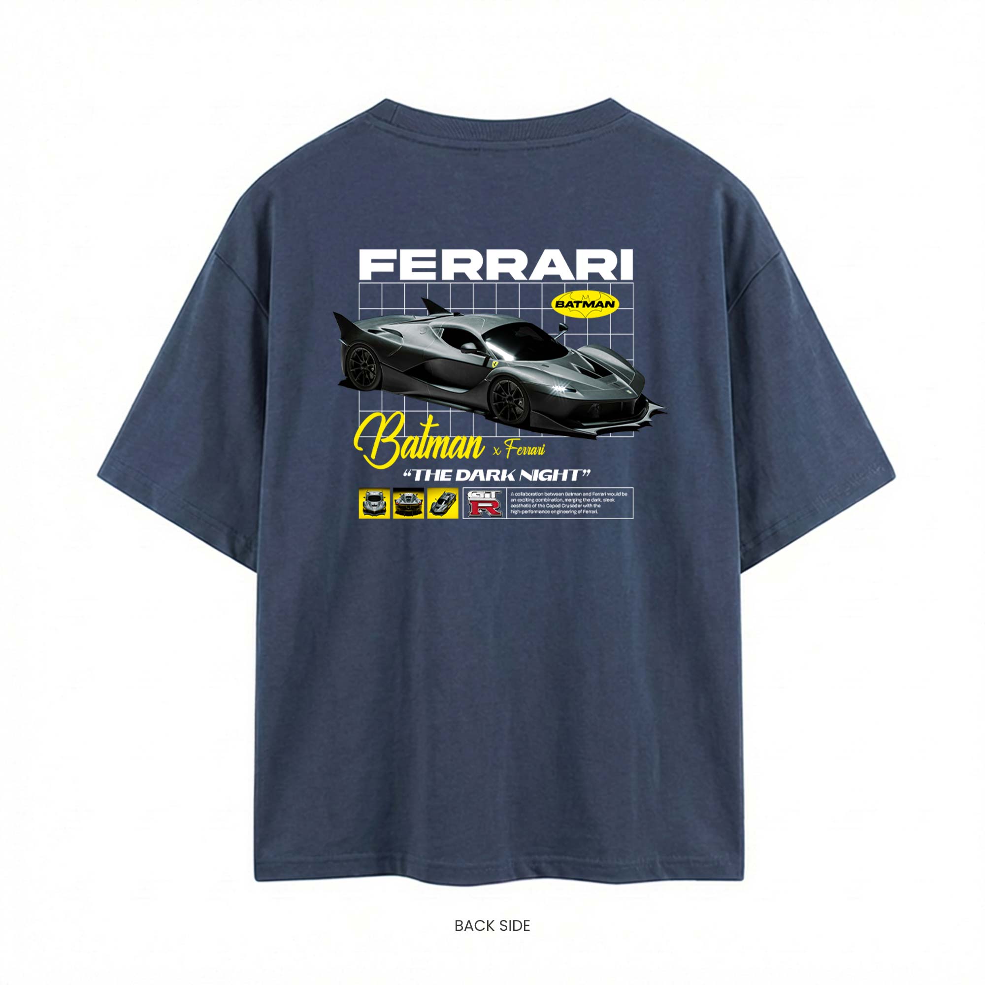 Carbon Crusader Graphic Oversized T-Shirt