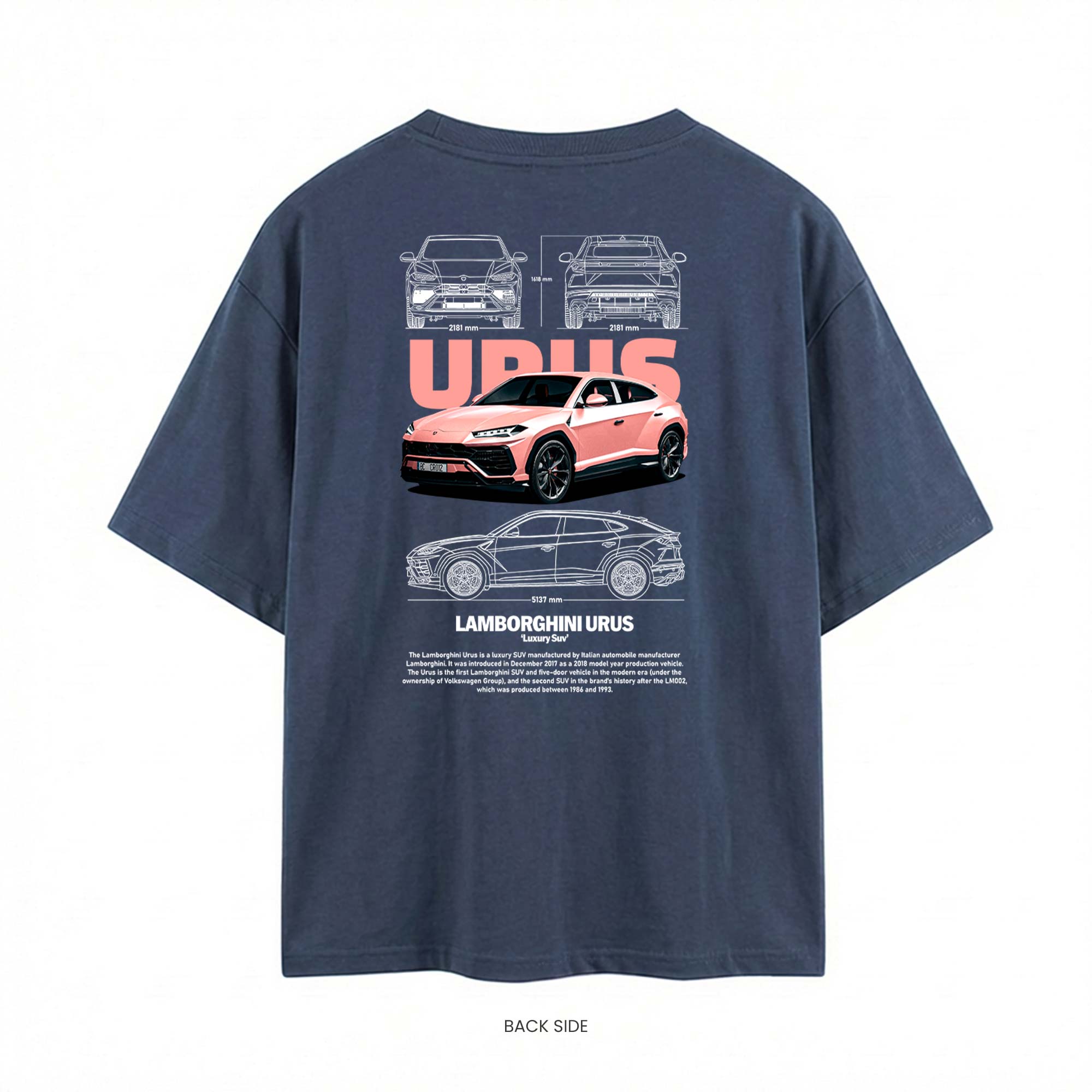 Urus Bull on the Street Oversized T-Shirt