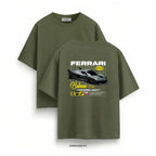 Carbon Crusader Graphic Oversized T-Shirt