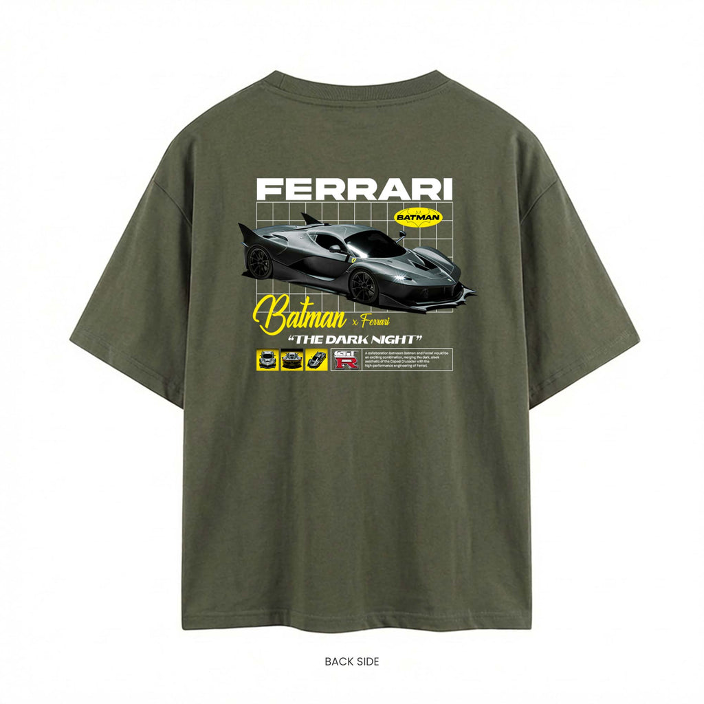 Carbon Crusader Graphic Oversized T-Shirt